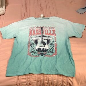 Altar'd State Nashville Graphic Tee - Green